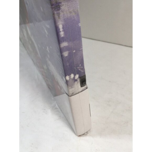 Snowy Cardinal Barn Fence Lighted LED Canvas Picture Art Home Timer 17 x 13.75 - Picture 3 of 4